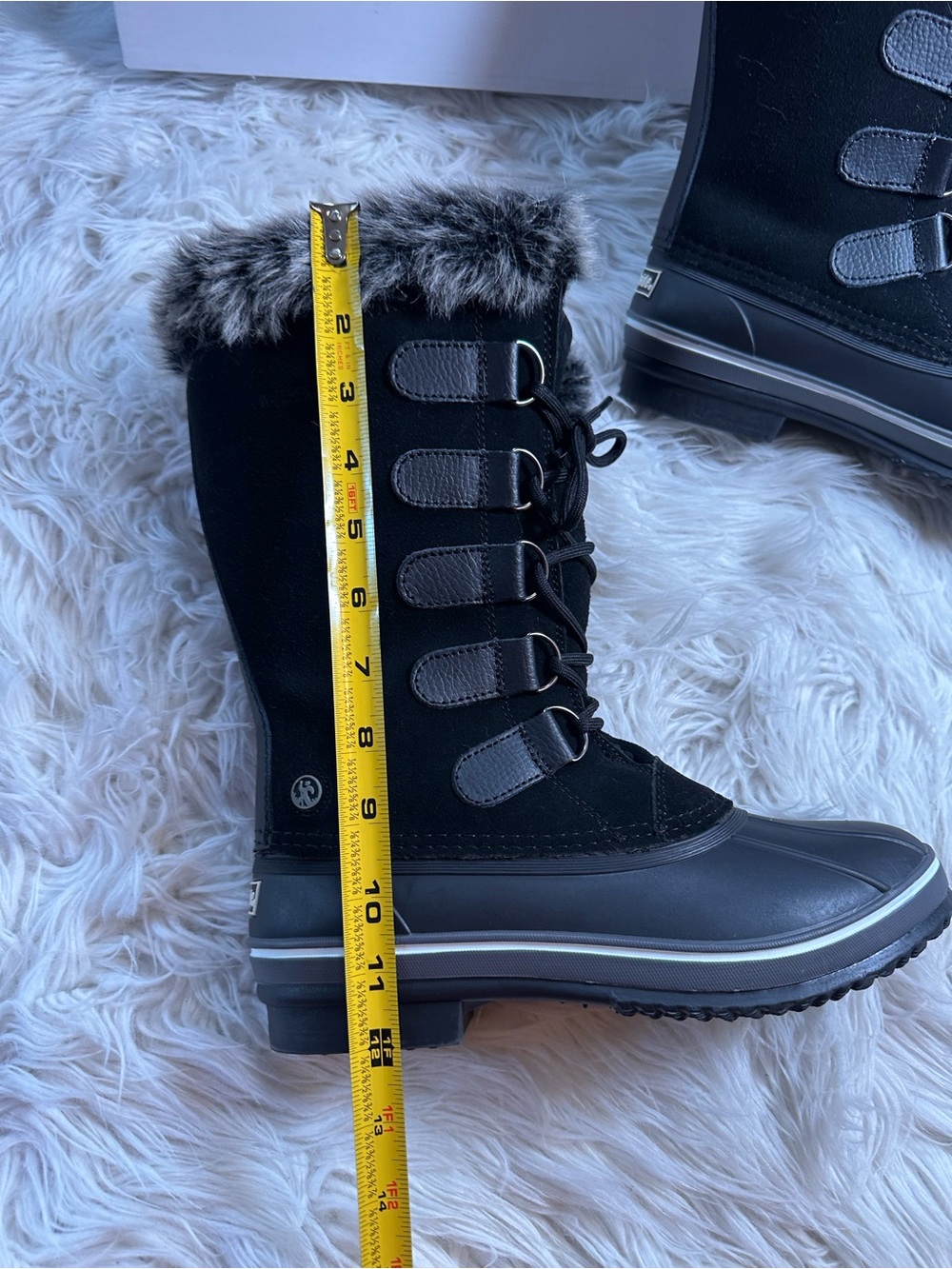 Northside Elements • Tall Waterproof Lace Up Insulated Duck Boots - Picture 10 of 13